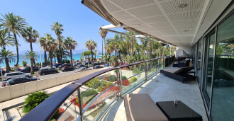 Apartament w Cannes, 320 m2 nad morzem, Plaża Croisette.