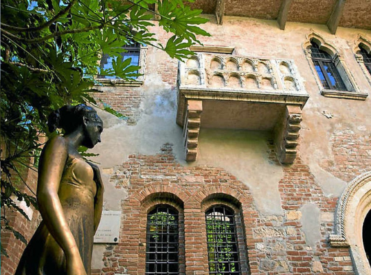 Balkon Julii w Weronie, Włochy